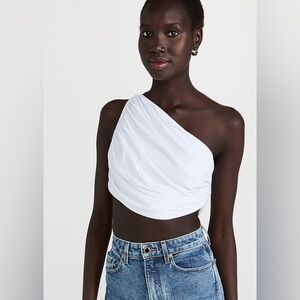 Norma Kamali Diana Top in Snow White M